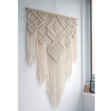 Load image into Gallery viewer, Large Handwoven Boho Macrame Wall Hanging Art Tapestry - Decor Home