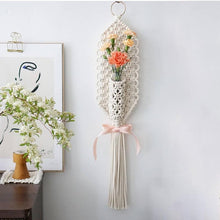 Load image into Gallery viewer, Handwoven Boho Wall Hanging Macrame
