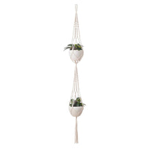 Load image into Gallery viewer, Handwoven Macrame Planters - 4 Pcs Set - Decor Home