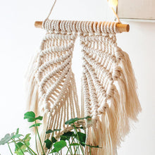 Load image into Gallery viewer, Angel Wings Handmade Macrame Plant Hanger - Decor Home