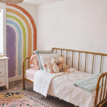 Load image into Gallery viewer, Watercolor Waterproof Pre-peeled Half Rainbow Mural - Decor Home