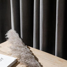 Load image into Gallery viewer, Velvet Gray Curtains for Living Room Bedroom - Decor Home