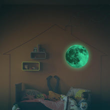Load image into Gallery viewer, Glow In The Dark Moon And Stars Wall Stickers - Decor Home