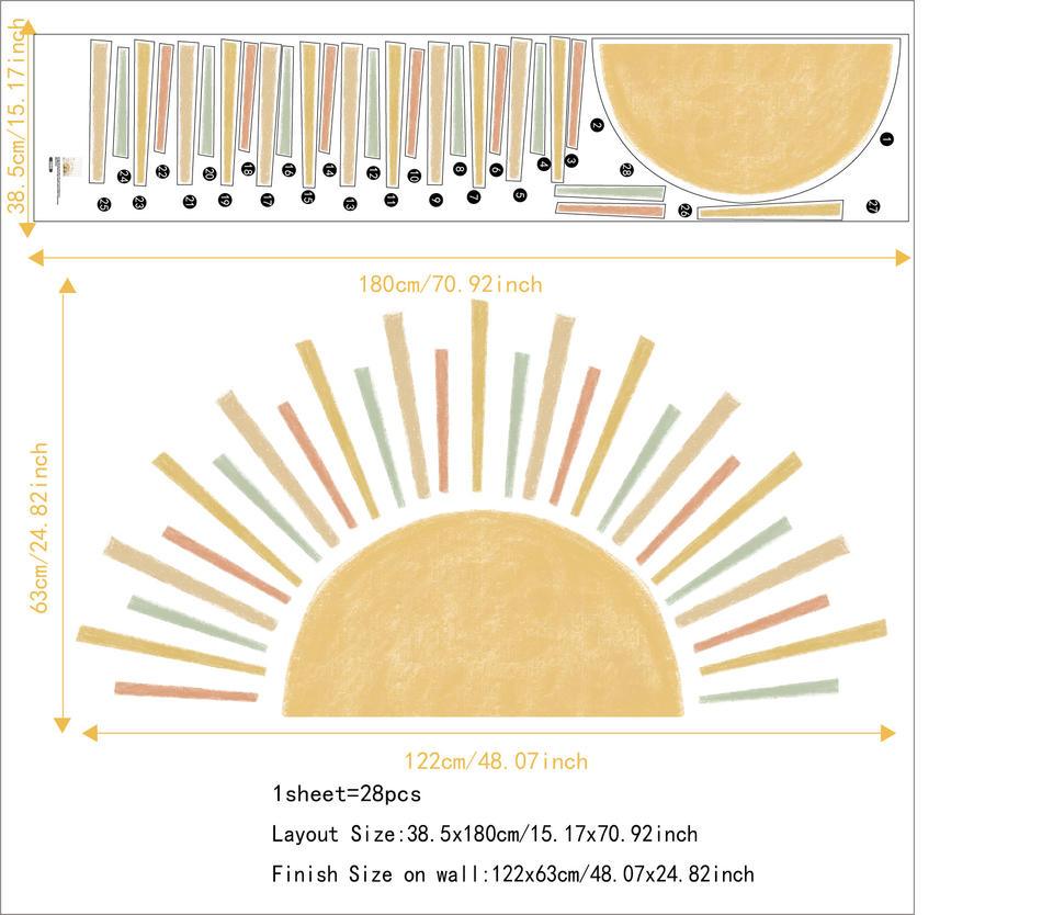 Sunshine Removable Wall Sticker For Nursery Wall Stickers Australia