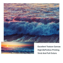 Load image into Gallery viewer, Sunset By The Sea Wall Art Canvas Prints - Decor Home