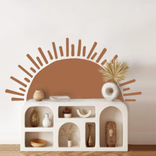 Load image into Gallery viewer, Boho Half Sun Removable Nursery Wall Sticker - Decor Home