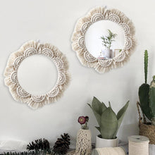 Load image into Gallery viewer, Boho Chic Macrame Mirror Decor - Decor Home