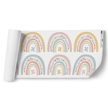 Load image into Gallery viewer, Rainbow With Flowers Peel And Stick Wall Stickers 10 Pcs Set - Decor Home