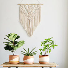 Load image into Gallery viewer, Handmade Macrame Boho Wall Hanging Art Decor with Tassel - Decor Home
