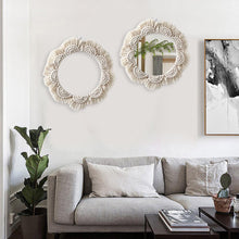 Load image into Gallery viewer, Boho Chic Macrame Mirror Decor - Decor Home