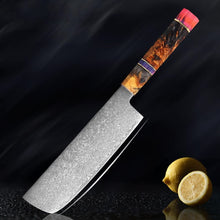 Load image into Gallery viewer, Unique Damascus Steel Chef Knife
