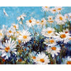 Paint By Number Kit - White Sunflowers