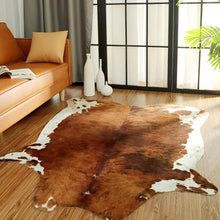 Load image into Gallery viewer, Extra Large Brown Artificial Cowhide Rug - Decor Home