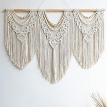 Load image into Gallery viewer, Lovingly Handwoven Cotton Macrame Wall Hanging - Decor Home
