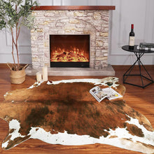 Load image into Gallery viewer, Extra Large Brown Artificial Cowhide Rug - Decor Home