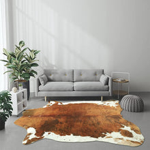 Load image into Gallery viewer, Extra Large Brown Artificial Cowhide Rug - Decor Home