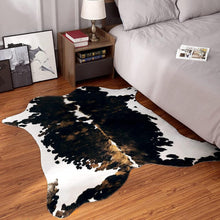 Load image into Gallery viewer, Extra Large Black Brown Cowhide Rug - Decor Home