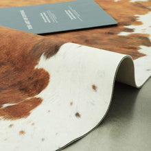 Load image into Gallery viewer, Extra Large Brown Artificial Cowhide Rug - Decor Home