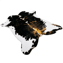 Load image into Gallery viewer, Extra Large Black Brown Cowhide Rug - Decor Home