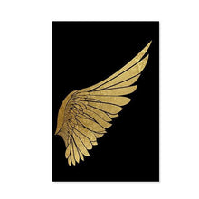 Load image into Gallery viewer, Golden Angel Wings Wall Art Prints (60x90 cm) - Decor Home