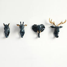 Load image into Gallery viewer, Adorable Animals Head Hooks For Wall (4 Pcs Set) - Decor Home