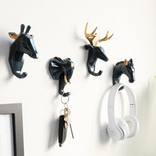 Load image into Gallery viewer, Adorable Animals Head Hooks For Wall (4 Pcs Set) - Decor Home