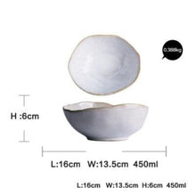 Load image into Gallery viewer, Handmade White Dinner Bowl Set (4 Pcs Set) - Decor Home