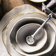 Load image into Gallery viewer, Handmade White Dinner Bowl Set (4 Pcs Set) - Decor Home