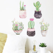 Load image into Gallery viewer, Adorable Potted Cactus Wall Decals For Home Decor - Decor Home