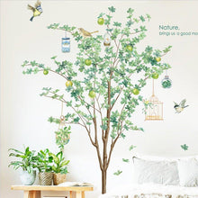 Load image into Gallery viewer, Birdcages On Tree Mural Wall Stickers - Decor Home