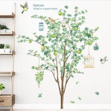 Load image into Gallery viewer, Birdcages On Tree Mural Wall Stickers - Decor Home