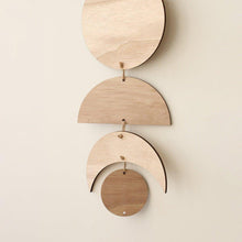 Load image into Gallery viewer, Boho Style Wooden Moon Phase Garland Wall Hanging - Decor Home