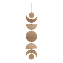 Load image into Gallery viewer, Boho Style Wooden Moon Phase Garland Wall Hanging - Decor Home