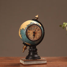 Load image into Gallery viewer, Classic Retro Globe Clock - Decor Home