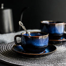 Load image into Gallery viewer, Gorgeous Handcrafed Blue Coffee Cups (4 Piece Set) - Decor Home