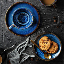 Load image into Gallery viewer, Gorgeous Handcrafed Blue Coffee Cups (4 Piece Set) - Decor Home