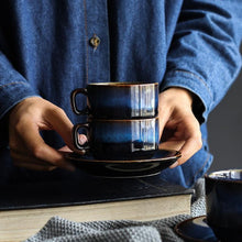 Load image into Gallery viewer, Gorgeous Handcrafed Blue Coffee Cups (4 Piece Set) - Decor Home