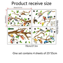 Load image into Gallery viewer, Colourful Birds Wall Stickers - Decor Home