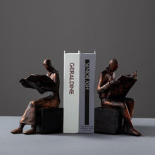 Load image into Gallery viewer, Handmade Antique Brass Style Resin Bookend - Decor Home