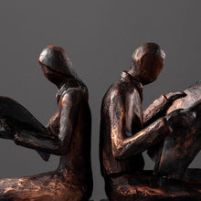 Load image into Gallery viewer, Handmade Antique Brass Style Resin Bookend - Decor Home