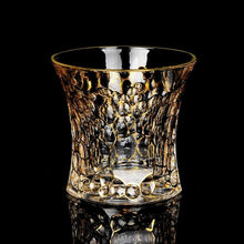 Load image into Gallery viewer, Whiskey Glasses Set - Queen Gold (4-Whiskey Tumbler & 1-Decanter Set) - Decor Home