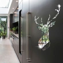 Load image into Gallery viewer, 3D Deer Head Mirror Wall Stickers - Decor Home