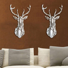 Load image into Gallery viewer, 3D Deer Head Mirror Wall Stickers - Decor Home