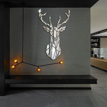 Load image into Gallery viewer, 3D Deer Head Mirror Wall Stickers - Decor Home