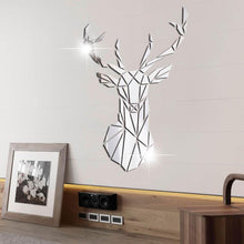 Load image into Gallery viewer, 3D Deer Head Mirror Wall Stickers - Decor Home