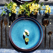 Load image into Gallery viewer, 26cm Cosmic Dawn Blue Dinner Plates Set of 4 - Decor Home
