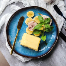 Load image into Gallery viewer, 27cm Cosmos UFO Blue Dinner Plate Set of 4 - Decor Home