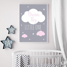 Load image into Gallery viewer, Dream Big Canvas Prints For Nursery Decor - 3 Pcs Set - Decor Home