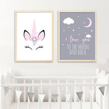 Load image into Gallery viewer, Dream Big Canvas Prints For Nursery Decor - 3 Pcs Set - Decor Home