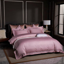 Load image into Gallery viewer, Premium Embroidered Quilt Cover Set - Pink - Decor Home
